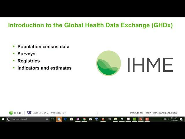 IHME | Global Health Data Exchange (GHDx)