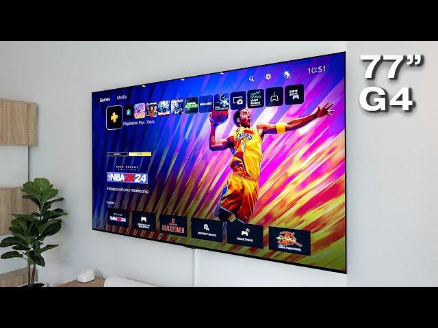 LG G4 OLED 77" – Best TV in 2024? (Full Setup & First Impressions)