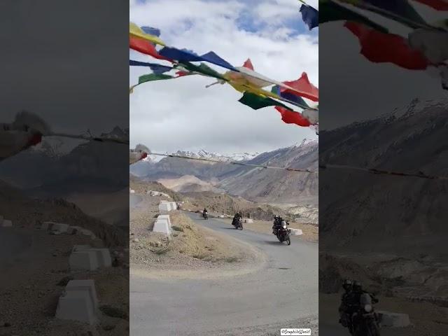 Bike Ride Spiti Valley ️ #spitivalley #spiti2023 #spitivalleyroadtrip #bikeride #dhankar #travel