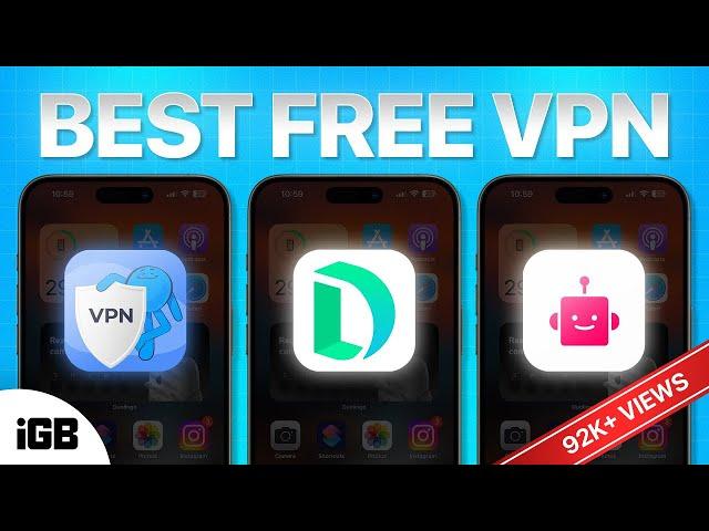 Top 5 FREE VPN apps for iPhone in 2024