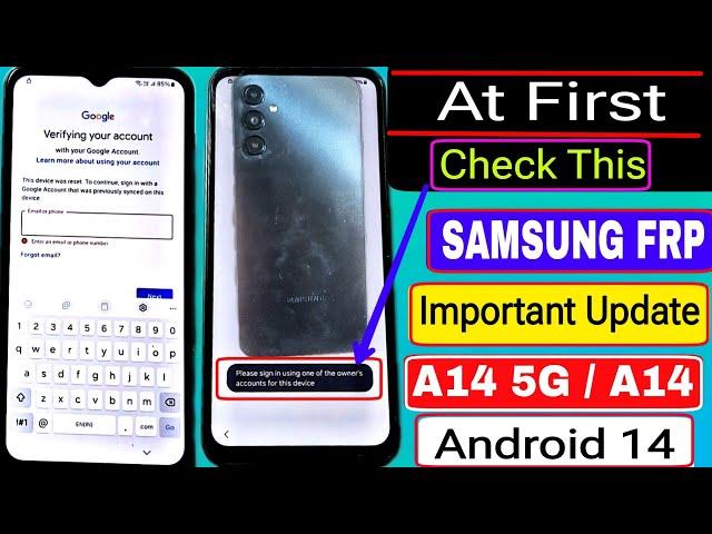 Samsung A14 5G/A14 FRP Bypass (Gmail Add) Android 14 | Samsung Frp Bypass 2024 | No Tool - No PC