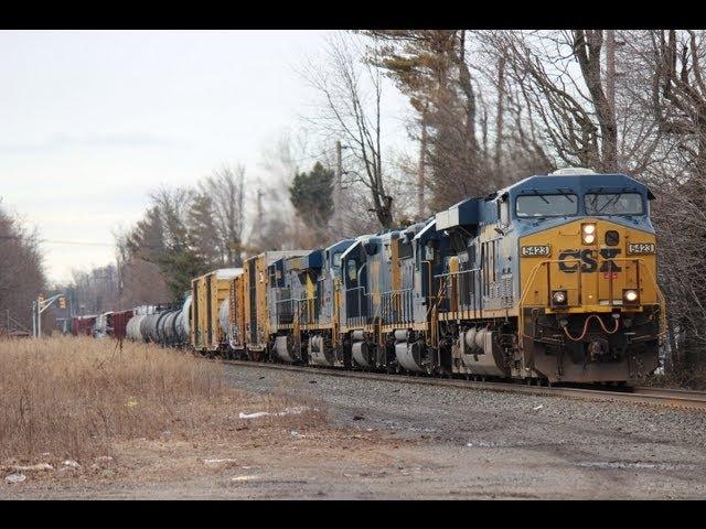 HD: 12 trains, Foreign Power, Hornshows, and more!! Sunday Railfanning! 3-3-13.