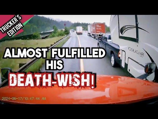 Truckers Edition Nó 85-Road Rage ,Bad Drivers, Brake Checks, Dashcam caught | Instant karma