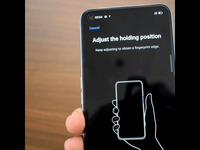 Fingerprint speed Test in Realme narzo 30 pro mobile #short #shorts