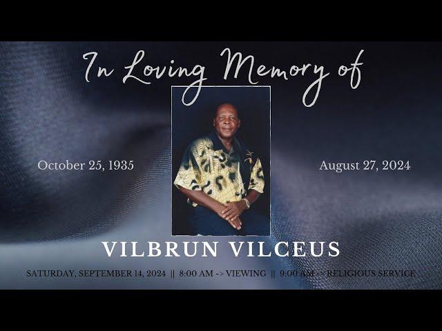 In Loving Memory of Br. Vilbrun Vilcéus