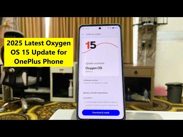 Latest Oxygen OS 15 Update for OnePlus Phone 2025 (Back-to-Back Update)