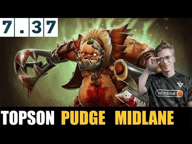  TOPSON [PUDGE] MID 7.37- DOTA 2 HIGHEST MMR MATCH #dota2gameplay  #dota2  #topson