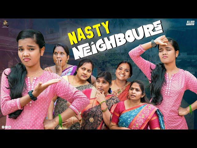 Nasty neighbours A new fun video of street neighbours || Allari Aarathi || #comedy #tfi #trending