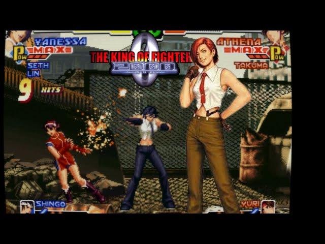 SNK KOF 2000 Vanessa Infinite Combo | The King of Fighters 2000| MAME