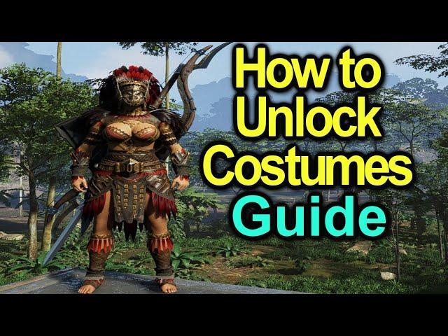 How to unlock Costumes from Porters and Crafters | Easy Guide | Flint Claw Fang Tribes | Soulmask