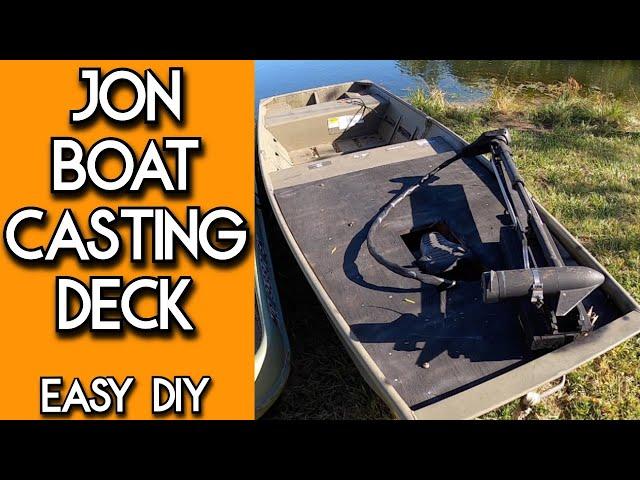 Jon Boat Casting Deck | Simple & Inexpensive | Tiny Boat