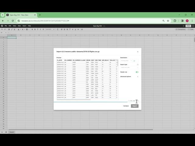 How To Open a Big CSV File