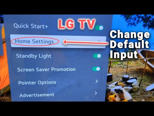 How to Change Input on LG TV from Default to HDMI