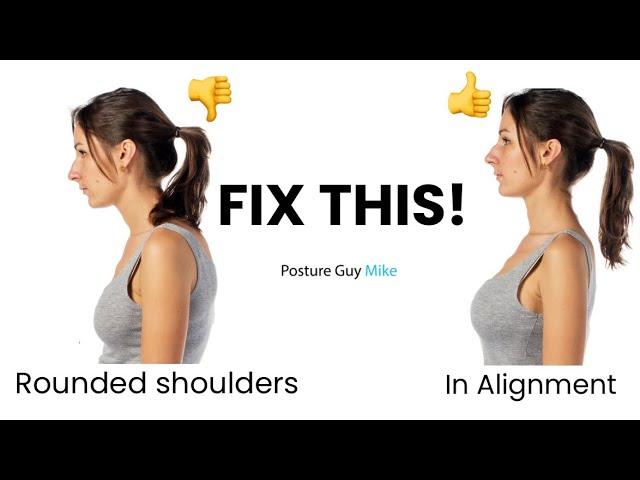 How To REALLY Fix Your Rounded Shoulders!