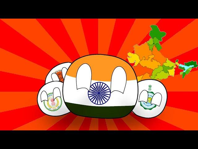 MEET THE INDIAN STATES | #countryballs