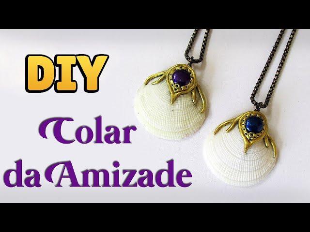 DIY: FRIENDSHIP NECKLACE - SHELL PENDANT -  Inspiration MERMAID Tutorial