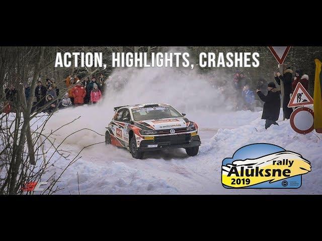 Action, highlights, crashes. Rally Aluksne 2019