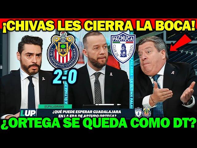  ¡CHIVAS CERRANDO BOCAS! | Derrotan 2-0 a Pachuca y EXPL0TA Almada | ¿Ortega Se Queda Como TÉCNICO?