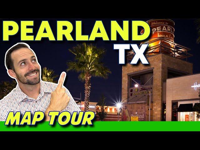 Pearland TX | MAP & DRONE TOUR | A Full Map Tour of Pearland TX