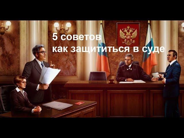 #ЮРИСТ #КИРОВ/ 5 советов юриста. Как самостоятельно защититься в суде, если на тебя подали в суд?