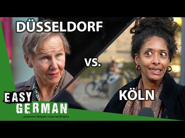 Do Köln and Düsseldorf Really Hate Each Other? | Easy German 481