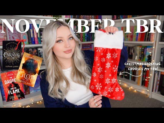 TBR Christmas stocking chooses my november reads! November TBR