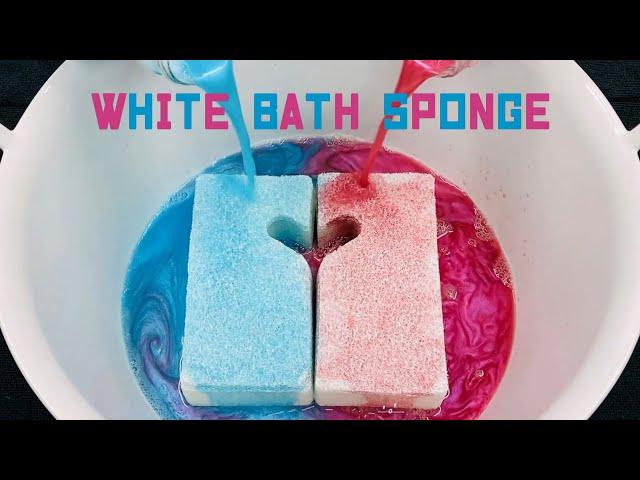 ASMR Sponge Squeeze 165.White Bath Sponge