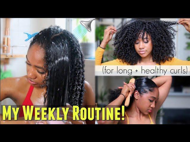 My Weekly Natural Hair Regimen! (How I Refresh + Maintain EVERYDAY Definition)!| Long + Healthy