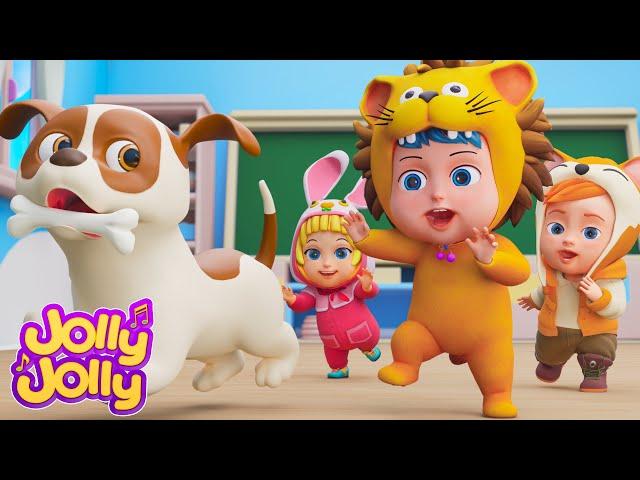 LIVE Jolly Jolly & Animals - Best Kids Songs! - Bingo, Baa baa black sheep + MORE