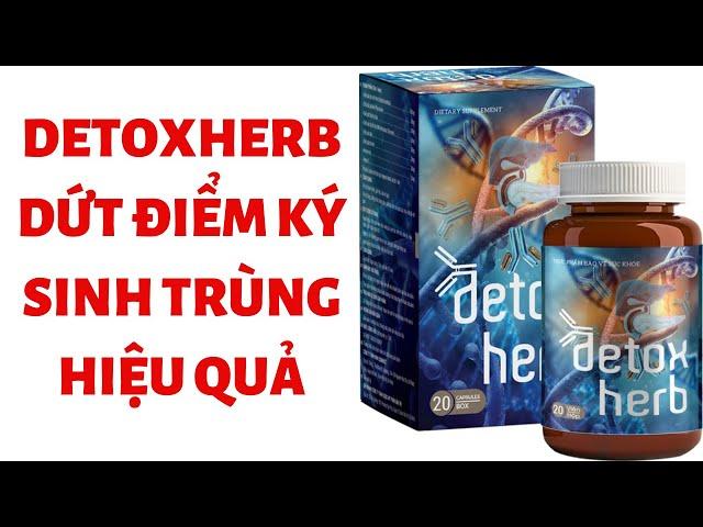 Detoxherb Diệt Ký Sinh Trùng Trong Cơ Thể Có Tốt Không? Mua Chính Hãng Ở Đâu?