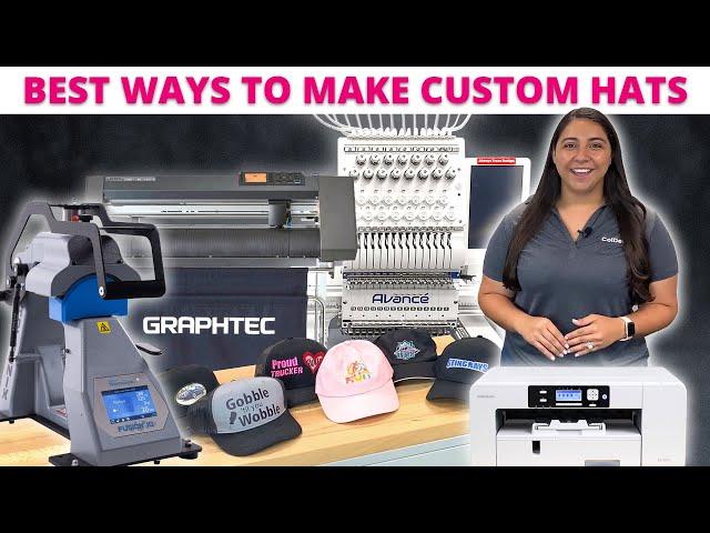 Best Ways to Make Custom Hats | Embroidery, Vinyl & Heat Transfers