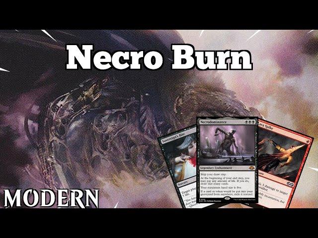 Will Spike SUCCEED Where All Others Have FAILED? | Necro Burn | Modern | MTGO