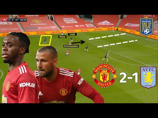 United's Overlapping Full-Backs Expose Villa | Man United vs Aston Villa 2-1 | Tactical Analysis