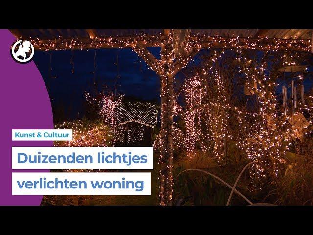 Jan gaat helemaal los met 7000 kerstlampjes