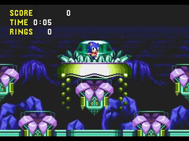 A Cutscene in my Old Unfinished Sonic Hack