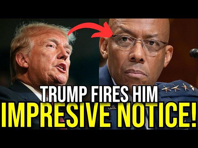 Trump Fires Chairman of the Joint Chiefs of Staff – Major Shakeup in U.S. Military Leadership