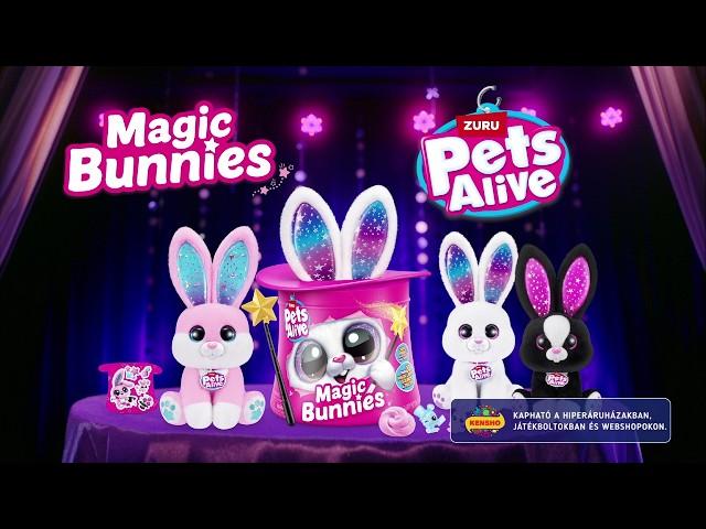 Zuru Pets Alive Magic Bunny meglepetés nyuszi bűvészkalapban - többféle (9549)