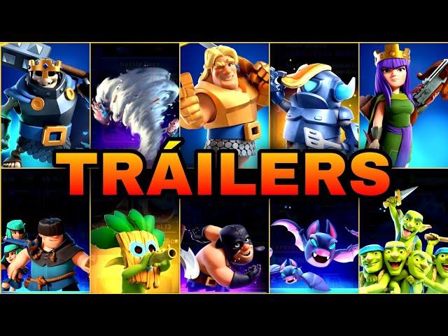 TRAILERS de las CARTAS de Clash Royale 2016 - 2022