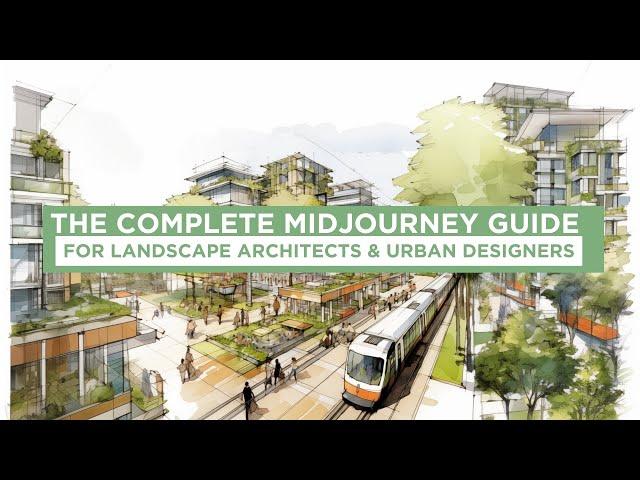 The COMPLETE Midjourney Guide for Landscape Architects and Urban Designers (Become a PRO!)