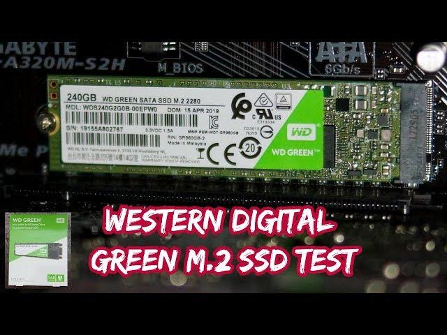 Western Digital Green M.2 SATA SSD (WDS240G2G0B): Test