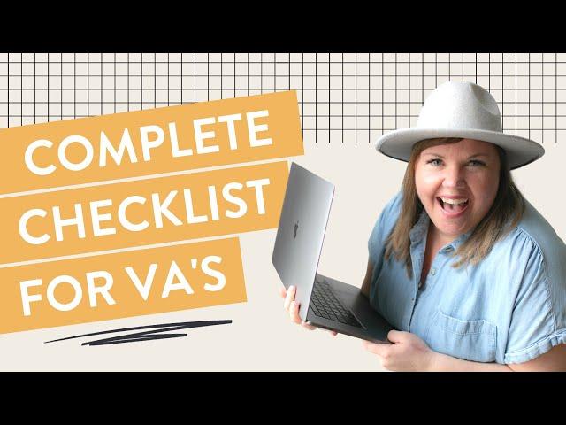 Become a Virtual Assistant in 2024 (Complete Checklist!)