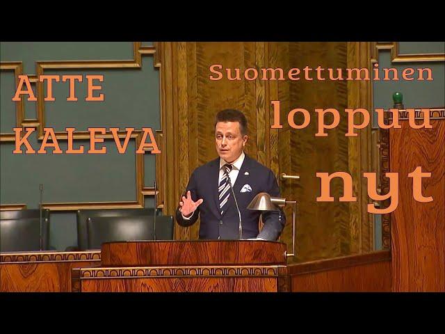 Suomettuminen loppuu nyt