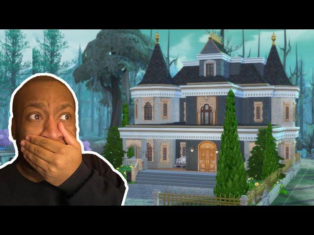 I BUILT A SPOOKY FUNERAL HOME WITH THE NEW SIMS PACK