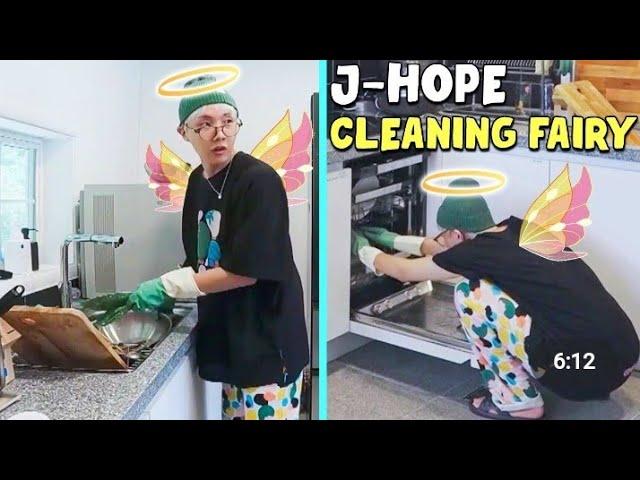 Jhope being the Cleaning Fairy  #bts #jhope #junghoseok