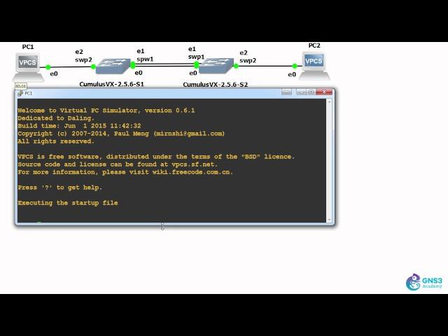 Cumulus VX: 07: Start up and connect - Cumulus VX Part 7 with GNS3