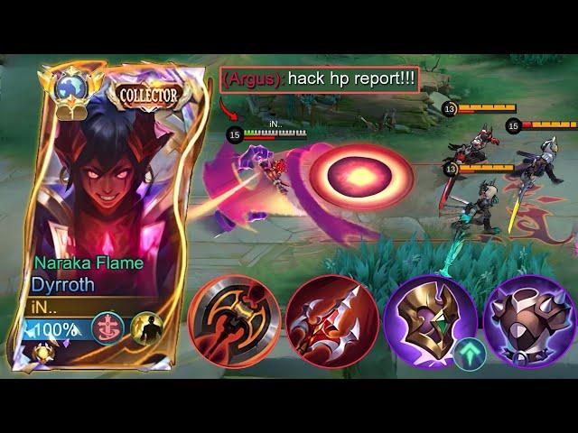 DYRROTH NEW RED LIFESTEAL PURPLE BROKEN BUILD THAT CAN DESTROY AND TANK EVERYONE!...