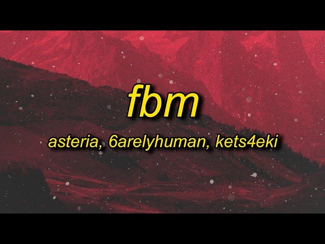 asteria - FBM (feat. 6arelyhuman & kets4eki) Lyrics | Britney Manson Diss Track