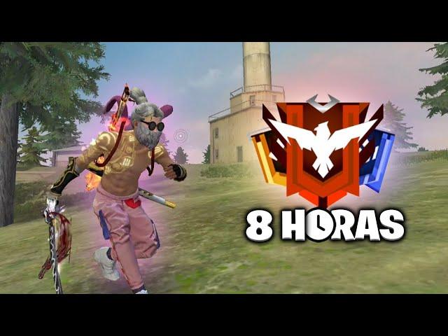 MESTRE SOLO EM 8 HORAS! A ESTRATÉGIA mais FACIL e RAPIDA para subir PONTOS no Free Fire