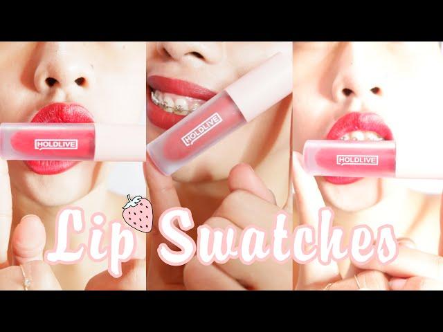 Lip Swatches HoldLive Light Matte Lip Glaze Suit | Angelica Delar | Philippines