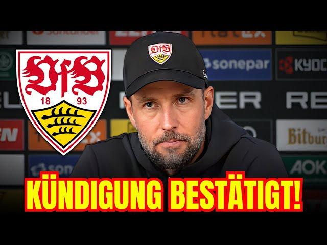 PAUKENSCHLAG beim VfB: HOENESS ENTLASSEN - Trainerwechsel in Stuttgart | stuttgart fc nachrichten